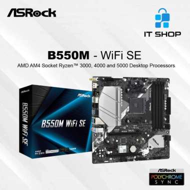 Motherboard Asrock B550M WiFi SE - AMD AM4