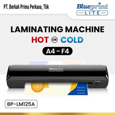 Mesin Laminating BLUEPRINT LM125A Hot & Cold Laminating Machine A4 F4
