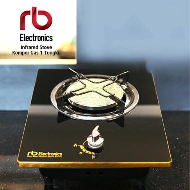 RB ELECTRONICS Kompor Gas 1 Tungku Infrared Stove Bisa Tanam 1 Tungku