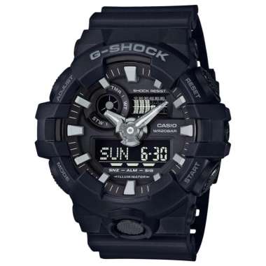 Casio G-Shock ORIGINAL Jam Tangan Pria GA-700-1BDR Tali Karet - casio edifice - jam tangan cowok keren - jam tangan casio asli