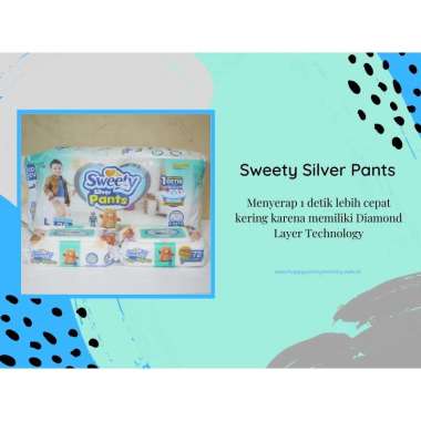 SWEETY SILVER PANTS SUPER JUMBO L54