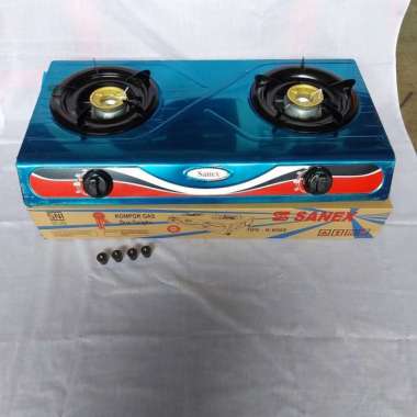 Kompor 2 Tungku Sanex / Kompor Gas Sanex Dua Tungku Multicolor