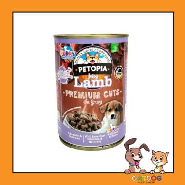 Can Petopia Premium Cuts Puppy Lamb 415gr