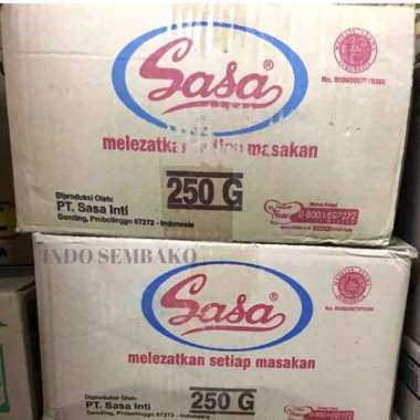 sasa 48 x 250g / Sasa penyedap rasa 250g dus / micin sasa 250g karton