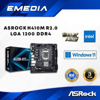 ASRock H410M-HVS R2.0 (LGA 1200, DDR4, H410)