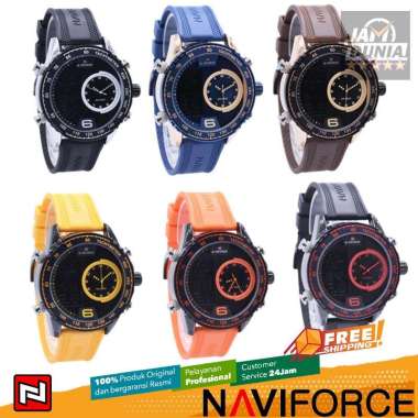 JAM TANGAN NAVIFORCE 9199 M JAM NAVIFORCE ORIGINAL 9199 LA - RUBBER JAM TANGAN NAVYFORCE 9199 JAM TA