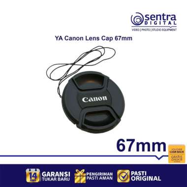 YA Canon Lens Cap 67mm ( Tutup Depan Lensa )
