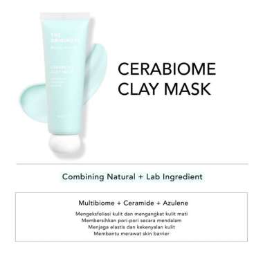 The Originote Charcoal Clay Mask | Rose B3 Brightening Jelly Mask | Cerabiome Clay Mask 50gr Cerabio