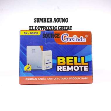 GX B6032 Bell Remote Gaxindo DC Baterai Semua Portable Wireless Bel Rumah