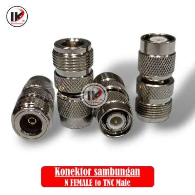 KONEKTOR SAMBUNGAN N FEMALE TO TNC MALE CONNECTOR N FEMALE TO TNC MALE