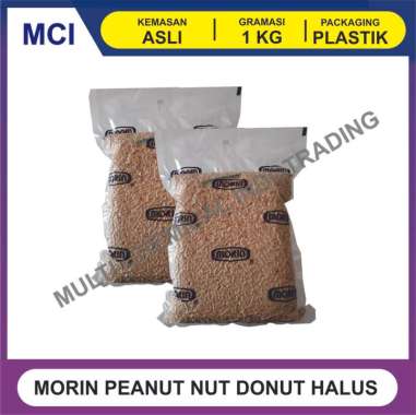 MORIN NUT DONUT NOUGAT KACANG HALUS 1 KG / TOPPING KACANG / NUTDONUT
