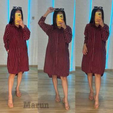 FEMMESHOPA - DRESS WANITA / KEMEJA WANITA / DRESS MOTIF / KEMEJA MURAH / TUNIK WANITA - FN DRESS KEM