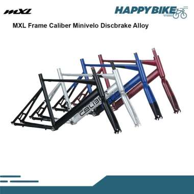 MXL Frame Caliber Sepeda Minivelo 22Inch Discbrake/ Non Disc Alloy Include Fork Ubrake Blue