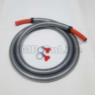 Selang Kompor Gas Elpiji 1.8m Selang Spiral Klem Selang Gas