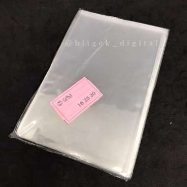 OPP TL ( Tanpa Lem ) / Plastik Kaca SPM original tebal 30 atau 40 micron 16x20