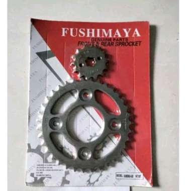 gir pres / gear set depan belakang karisma / supra x 125 428 -35T / 14T