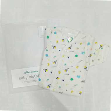 Cottonseeds Baby Short Sleeve Set Baju Tidur Bayi Apollo-3-6m