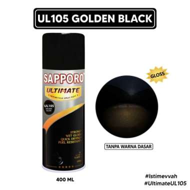 UL105 Sapporo Ultimate Golden Black / Sapporo Spray / Cat Aerosol Terbaik