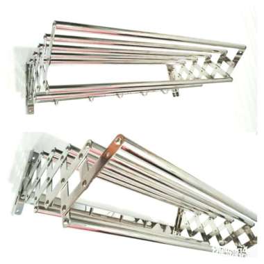 jemuran dinding/rak handuk/jemuran dinding lipat/jemuran TERBAIK Multicolor