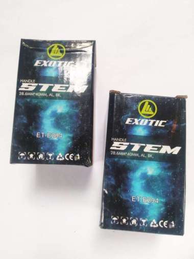 Stem Exotic Ukuran 28.6mm Stem Exotic Pendek 40mm Sepeda MTB Oversize