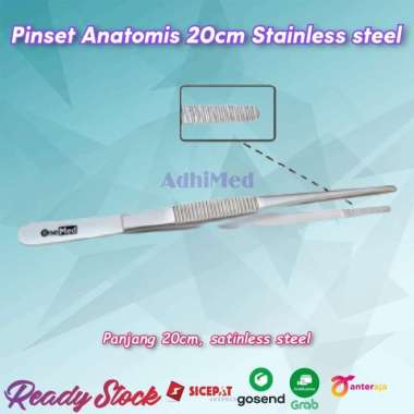 pinset anatomi 20cm pinset anatomis 20cm stainless steel