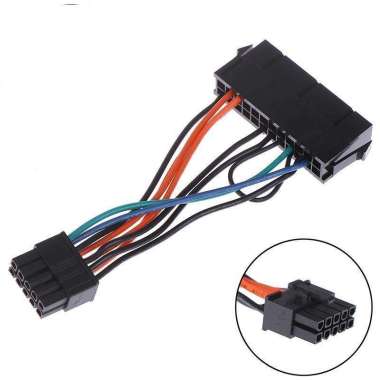 Kabel Power Supply PSU ATX 24 Pin ke 10 Pin untuk Motherboard Lenovo