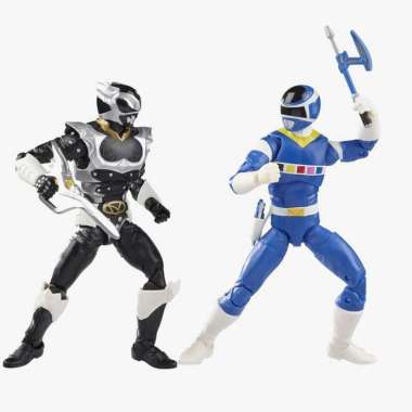 mainan Power Rangers hasbro ori Lighting Collection In Space Blue Ranger vz In Space Psycho Silver m
