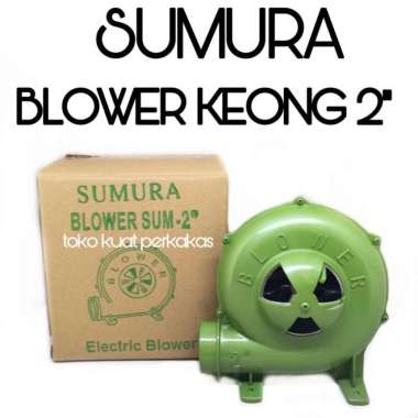 Blower Angin Sumura Model Keong 2" Untuk Bakar Makanan, Tiup Balon