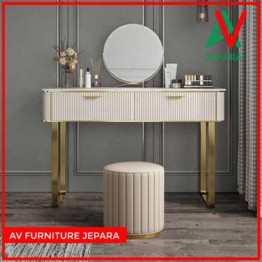 MEJA RIAS MODERN SALUR KAKI STAINLESS - MEJA RIAS MINIMALIS-MEJA RIAS
