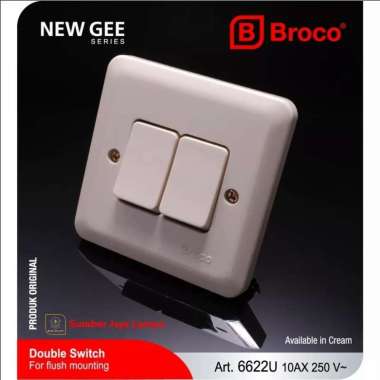 Broco Saklar Seri/ Double IB 6622