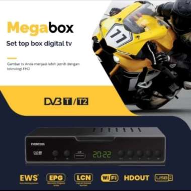 ZS Evercoss STB Set Top Box Pro Digital TV Receiver Full HD - STB only STB only