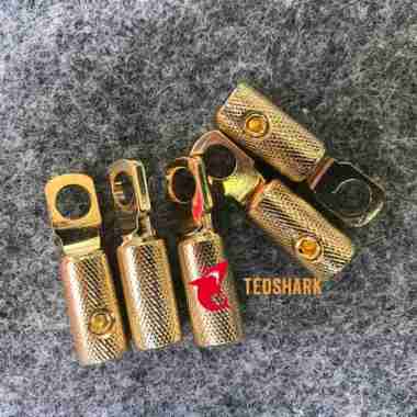 TENSFOX AUDIO TERMINAL KABEL - 8GA GOLD PLATED 8 GA SKUN