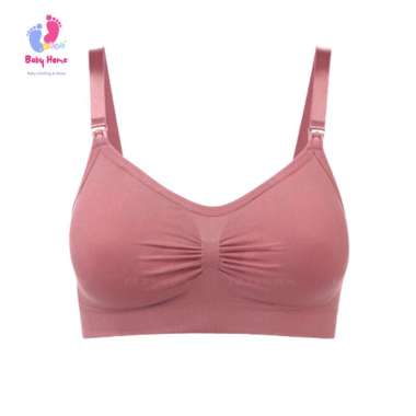 Bra Menyusui Tanpa Kawat Bh Menyusui Seamless Bra Wanita Ibu Hamil Cup Besar Jumbo Premium XXL(44-46