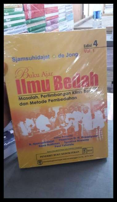 Murah Buku Ajar Ilmu Bedah De Jong Edisi 4 Terbaru 3 Buku Laris
