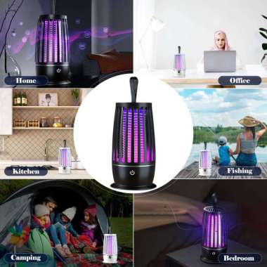 Lampu LED UV Anti Nyamuk USB Mosquito Killer Lamp 1200mAh