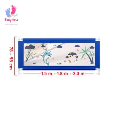 Speeds Baby Bedrail Pagar Kasur Pengaman Bayi Perlindungan Bayi Balita Tempat Tidur Pembatas Kasur 0
