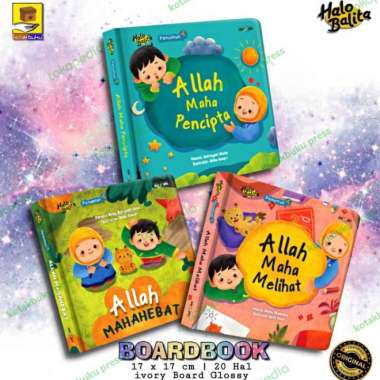 Boardbook / Buku Pertamaku / Allah Maha Melihat / Allah Maha Pencipta