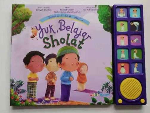 Buku Anak Soundbook Yuk Belajar Sholat Anak Muslim