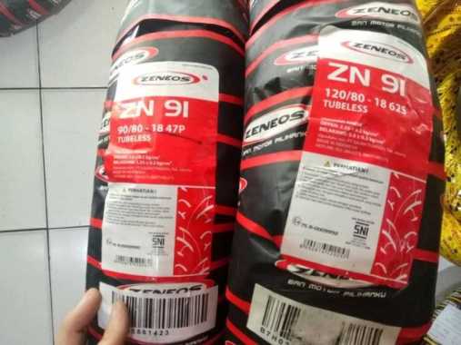 PAKETAN Ban ZENEOS 90/80-18 & 100/80-18 ZN 91 TUBELESS RXKING,MEGAPRO