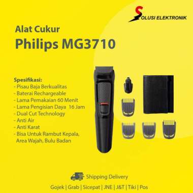 Philips MG3710 Mesin Cukur Elektrik Alat Pencukur Rambut Kumis Jenggot