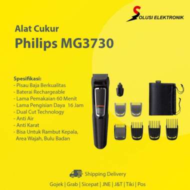 Philips MG3730 Mesin Cukur Elektrik Alat Pencukur Rambut Kumis Jenggot