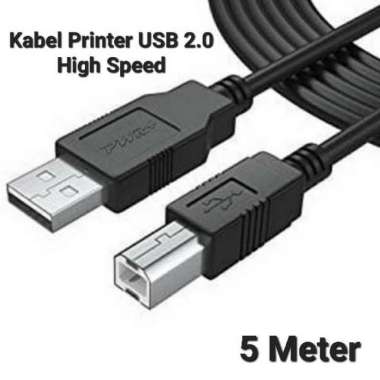 Kabel USB Printer 5 meter mtr 500cm kabel usb printer canon epson Hp