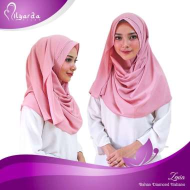 Milyarda Hijab Instan zenia/ kerudung simpel hitam