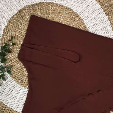 Milyarda hijab Alica kerudung tali belakang jilbab instan coklat