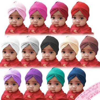 Milyarda Hijab balita ciput risty kids 0-2 tahun/ daleman kerudung anak/ bandana/jilbab bayi milo