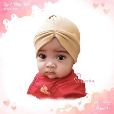 Milyarda Hijab balita ciput risty kids 0-2 tahun/ daleman kerudung anak/ bandana/jilbab bayi coksu