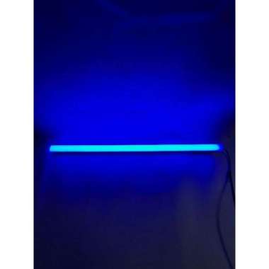 Lampu tl led t5 led 9 watt 57 cm lampu etalase neon box lampu kitchen set Biru