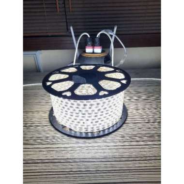lampu led strip selang 220 volt 1 roll 100 meter Putih