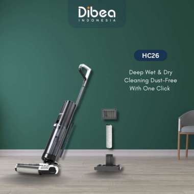 Dibea HC26 Robot Vacuum Cleaner & Floor Washer - Hitam