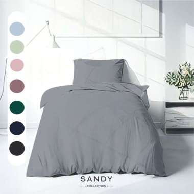 Bedcover Only / Bedcover Saja Ukuran 120x220 Plain / Polos Sandy Collection Pink